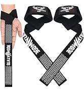 BEAST RAGE Weight Lifting Straps Fitness Padded Wrist Support Gel Advanced Grips Dumbbell Bar Wra...