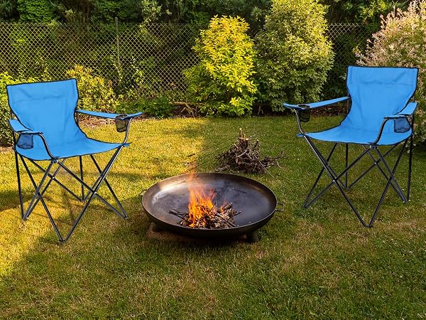 Camp chairs are perfect for backyard, lawn, picnic, sporting events, park, tailgating,hiking