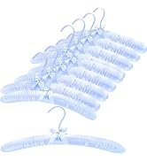 Satin Padded Hangers,Thicker Padded Hangers for Women Clothing,Cute Hanger | Anti-Slip Satin Hang...