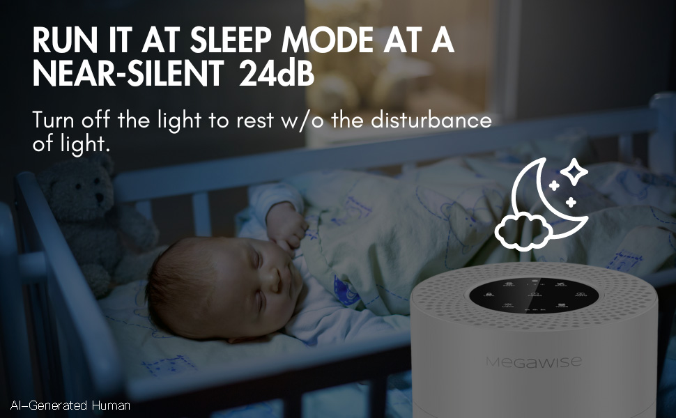Smart Air Purifier for Home Large Room