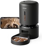 PETLIBRO Automatic Dog Feeder with Camera, Auto Cat Food Dispenser Slow Feeders Dogs Bowl, 1080P ...