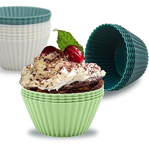 Silicone baking cup application