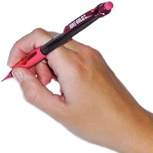 Hand holding pencil