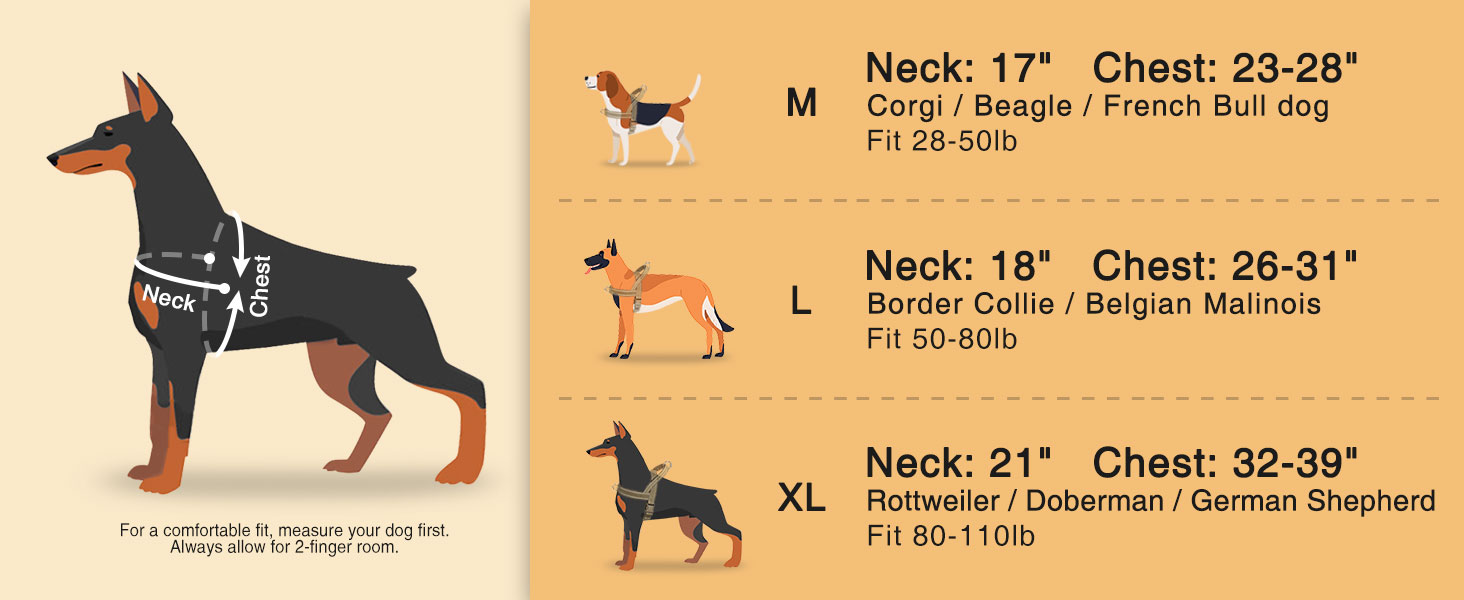 dog harness for large dogs