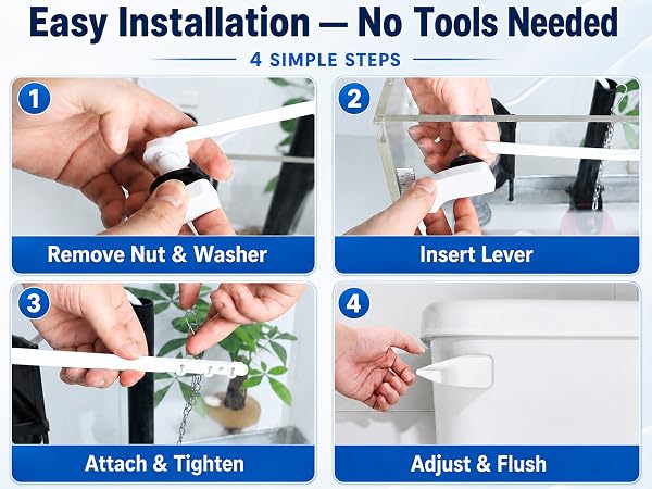 toilet flush handle replacement