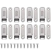 JQK Magnetic Cabinet Door Catch, Stainless Steel Closet Catches, Furniture Latch 20 lbs (Pack of ...