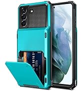 Vofolen for Galaxy S21 Plus Wallet Case Credit Card Holder 4-Card Flip Men Women Cover Slot Back ...