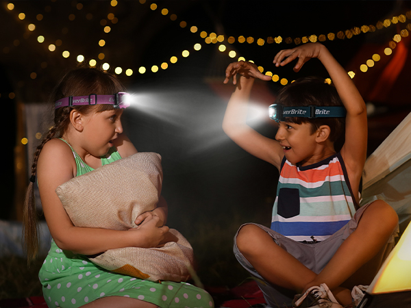 The LED headlamp has 5 lighting modes and 3 lighting colors