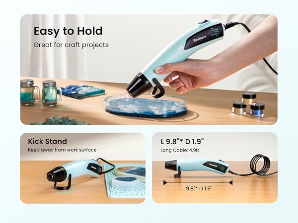 heat gun for resin