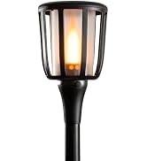 Solar Rustic Torch (Plastic Poles)