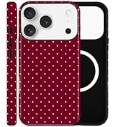 ZOEVEES Magnetic Case for iPhone 17 Pro Max, Compatible with MagSafe, Aesthetic Polka Dot Cute De...