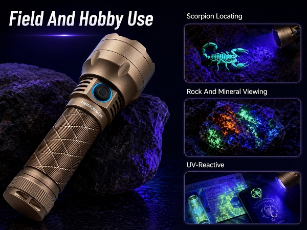 professional 365nm uv flashlight
