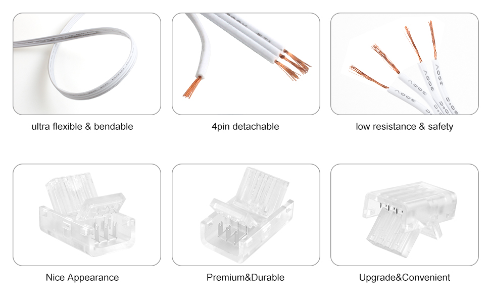 rgb led connectors