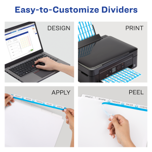 Just customize, print and apply
