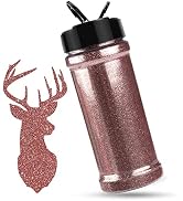 HTVRONT Extra Fine Glitter for Crafts - 200g/7oz Rose Gold Glitter for Resin, Portable Ultra Fine...