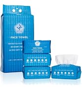 WITHU Disposable Face Towels-Ultra Soft, Thick Towelettes, Hygienic Makeup Remover, Facial Cleans...