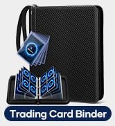Mlikero Card Binder 9 Pocket, Trading Card Binder with Card Display Design, 720 Double Sided Pock...