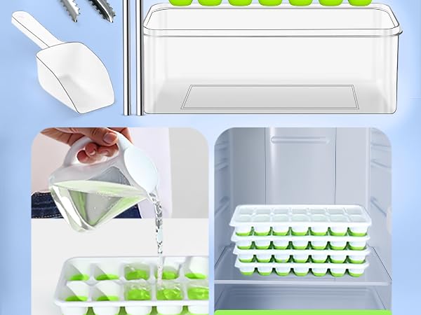 Ice Cube Tray For Freezer