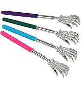 SinLoon Telescoping Back Scratcher, Metal Portable Backscratchers Massager,with Rubber Handled fo...