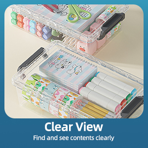 clear pencil case
