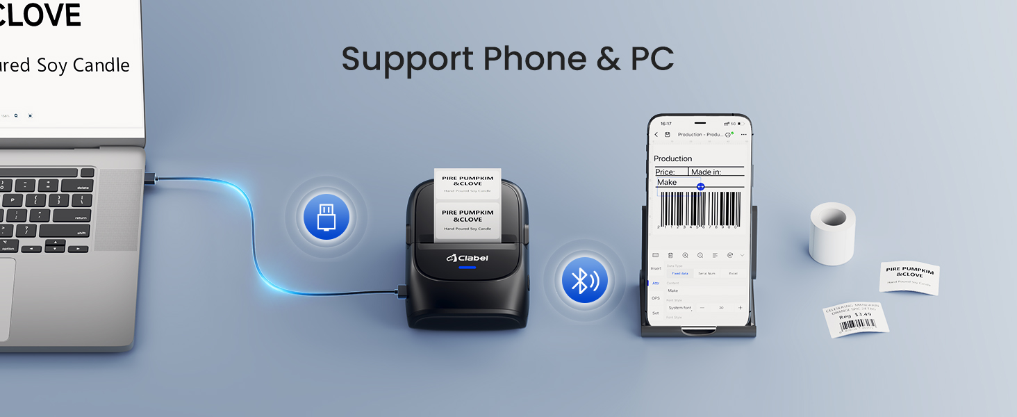 label maker machine with app