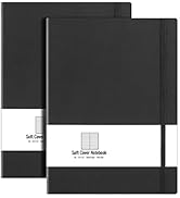 B5 College Ruled Notebook Softcover Journals(2-Pack)- AHGXG Large Composition Notebook 7.6 x 10 i...