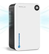 Dehumidifier,Scozza 25 oz Water Tank (280 sq.ft) Dehumidifier for Home for Room, Quiet with Auto ...