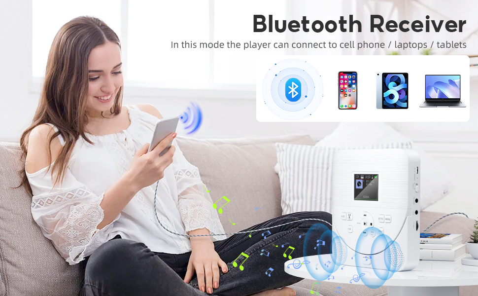 bluetooth cd players for home