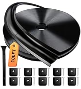 1” RV Trim Molding Insert, 100 Ft Heavy Duty RV Weather Stripping Exterior, Vinyl Rubber Seal Str...