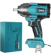 DIYtoolifz Cordless Impact Wrench 1/2 inch for Makita 18V Battery, 600Ft-lbs(850N. m) Brushless H...