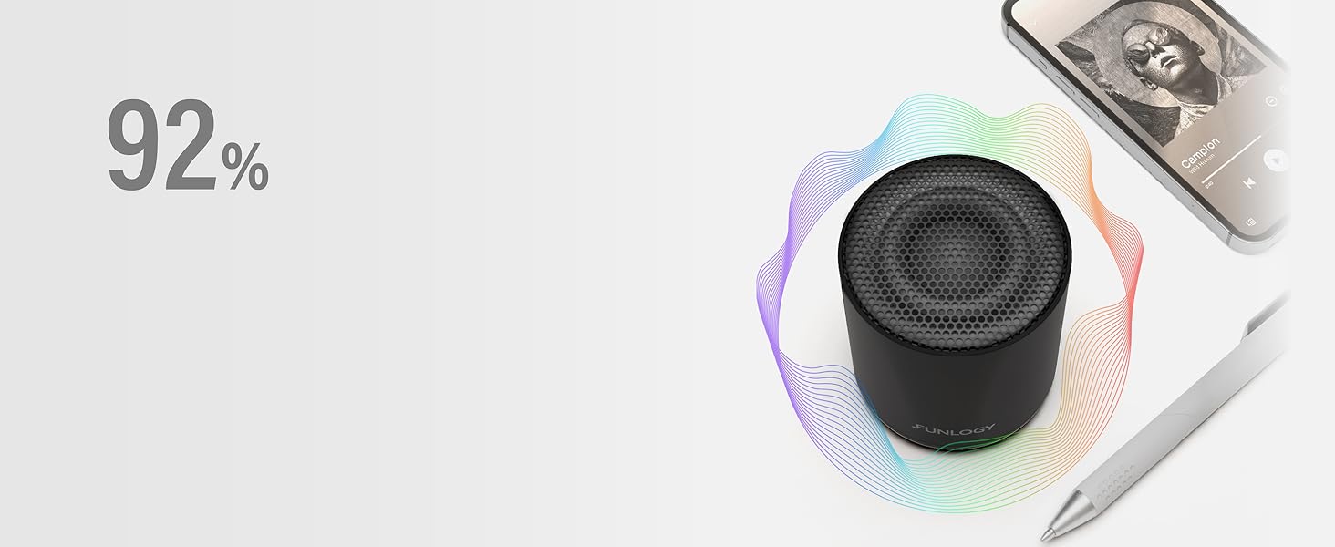 FUNLOGY Portable Mini2 High-Flow Acoustic Grill