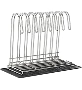 IDEATECH Reusable Bag Rack with Cup Drying Mat,Plastic Bag Dryer Rack Dish Drying,Collapsible Kit...