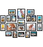20 Packs Picture Frames Collage Wall Decor for Wall Hanging or Tabletop Display, Gallery Wall Fra...