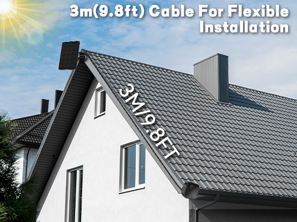 360° Precision Aiming: The included adjustable security mount provides a full