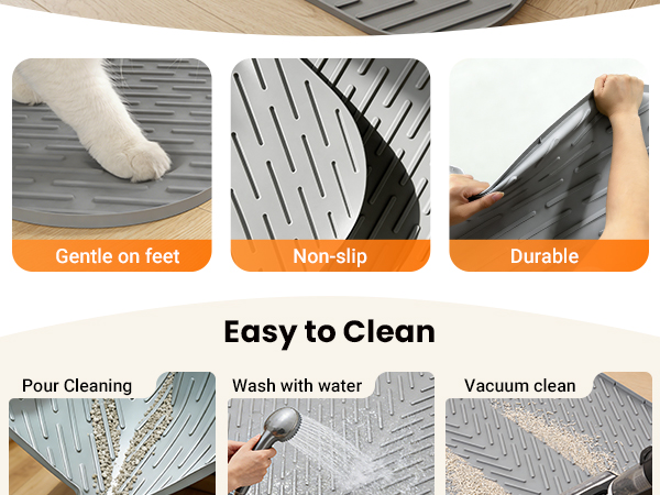 47" x 37" Extra Large Cat Litter Mat