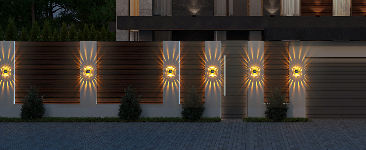 Solar Fence Lights