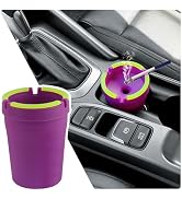 Smokeless Ashtray,Portable Car Ashtrays for Cup Holder Smell Proof,Multifunctional Ashtray with L...