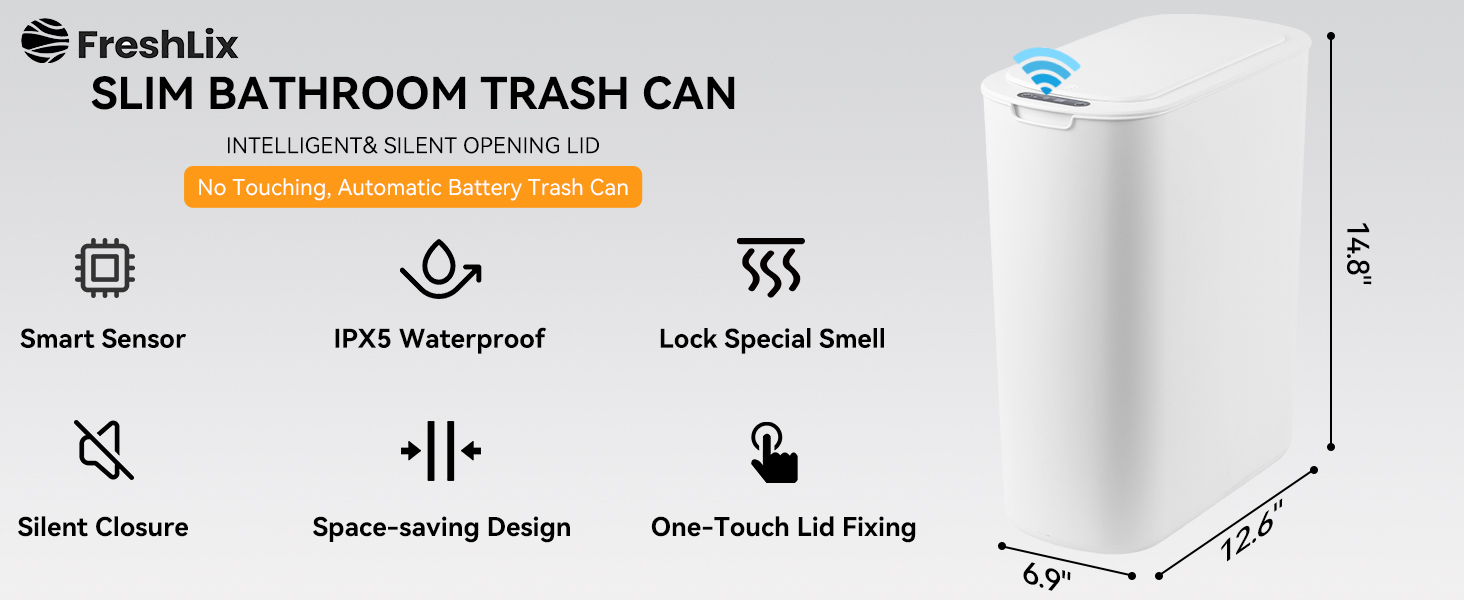 bathroom trash can