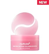 medicube Eye Patch PDRN Caffeine Collagen | Gel Eye Patches for the appearance of Dark Circles, U...