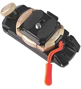 YUANYU Camera Clip with Quick Release Plate, 90° Adjustable Angle Aluminum for Sony, Nikon, Fuji,...