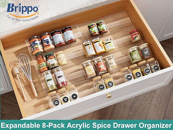 spice organization for drawer