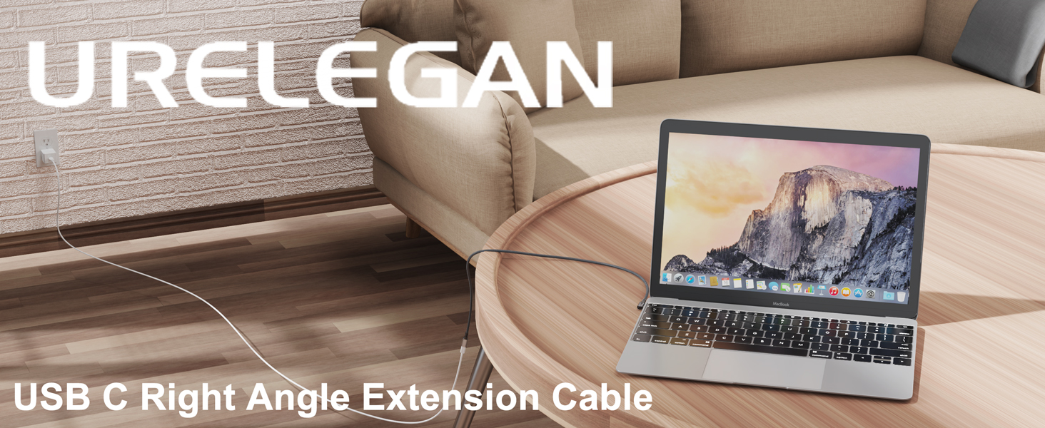 usbc extension right angle cable