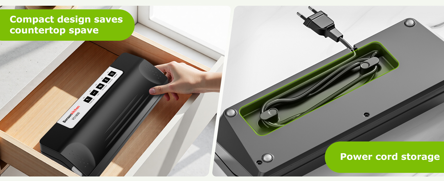 Bonsenkitchen Vacuum Sealer Machine