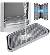 Refrigerator Drip Tray, 2Pack Mini Refrigerator Drip Catcher Tray for Refrigerator Water Dispense...