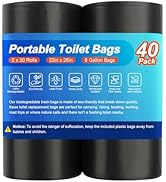 8 gallon biodegradable toilet bag