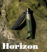 OPINEL No. 08 Horizon Stainless Steel Folding Outdoor Knife (Grey/Sage) | Lightweight, Integreate...