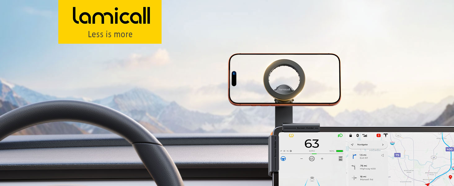 Lamicall Tesla Phone Mount