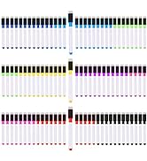 IHPUKIDI Magnetic Dry Erase Markers Fine Point Tip,Bulk Pack of 96, 8 Colors White board Markers ...
