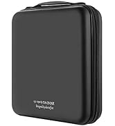 alavisxf xx CD Case, 192 Capacity EVA Protective Blu-ray DVD Case Portable Zipper CD Case Holder ...