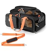pidipiti 19x13x9 TSA Approved top Expandable pet Carrier for Small Dog Puppy cat up to 10 lbs Wei...